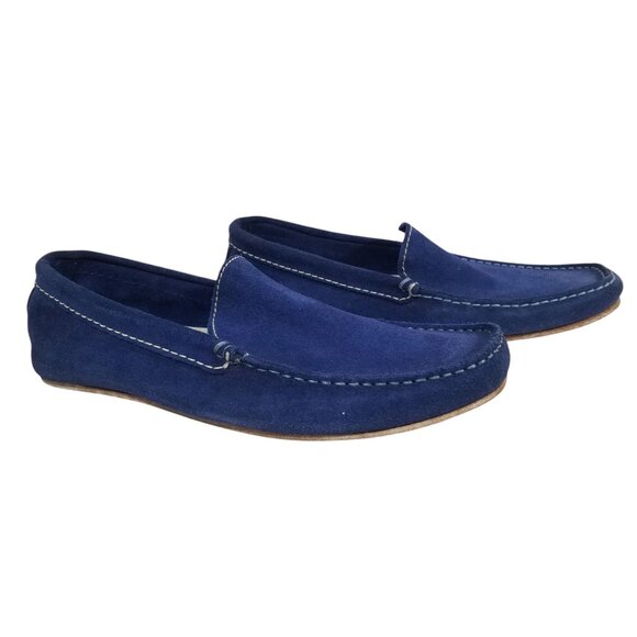 Diesel Blue Suede Loafers - Picture 12 of 13